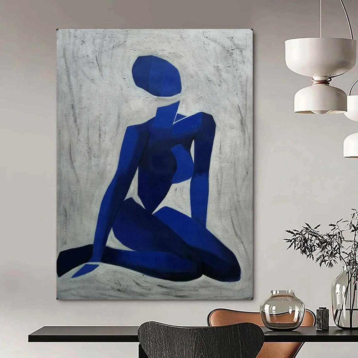 Custom-Handled Textured Wall Art for Living Room & Hallway LargeART2165