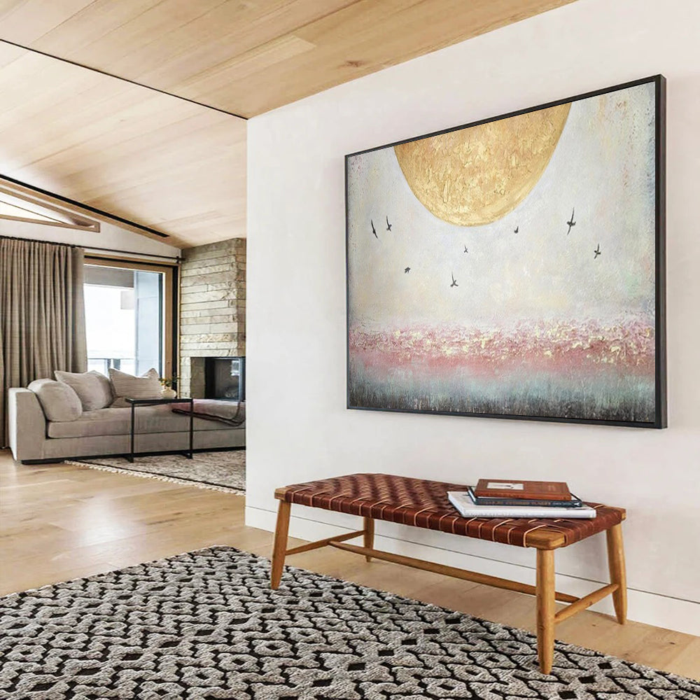 Timeless Abstract Painting for Entryway & Hotel LargeART1773