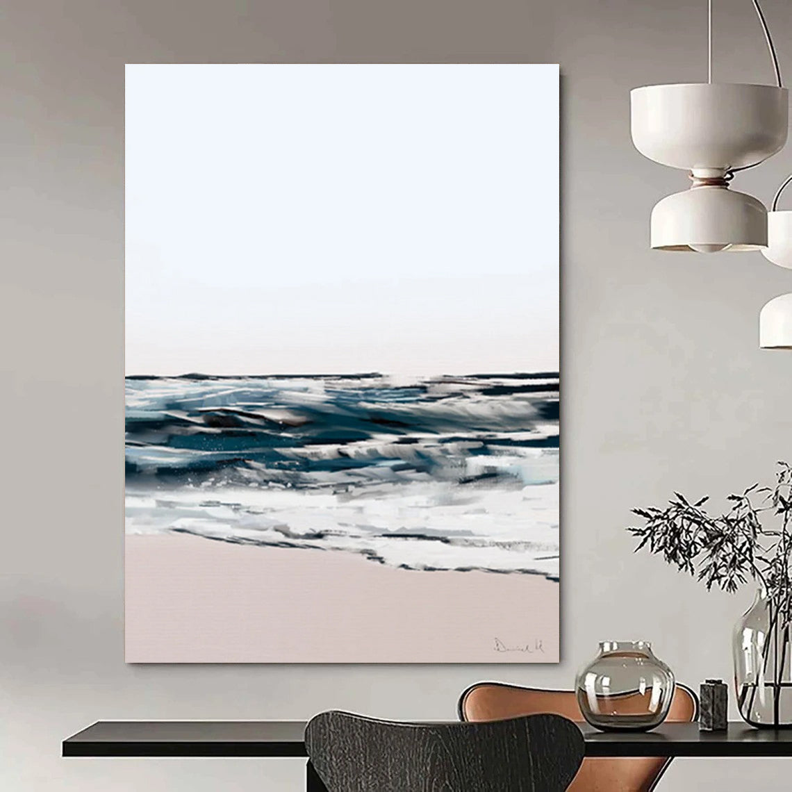 Large Custom Handmade Abstract Artworks: Textures that Delight DTP208