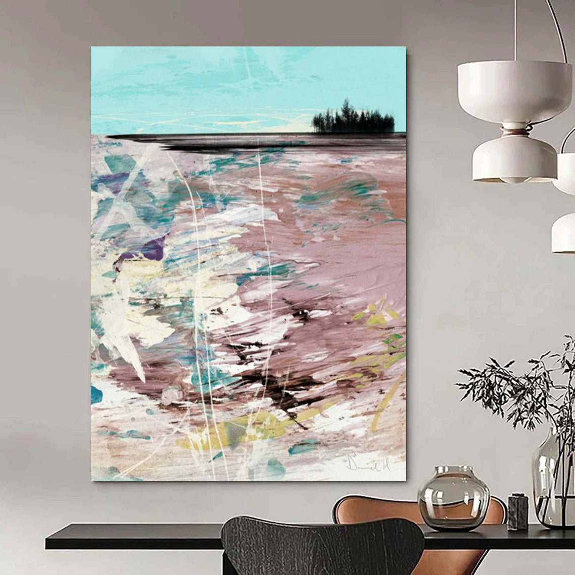 Handmade Large Abstract Artworks: Custom, Textured, and Inspiring DTP198