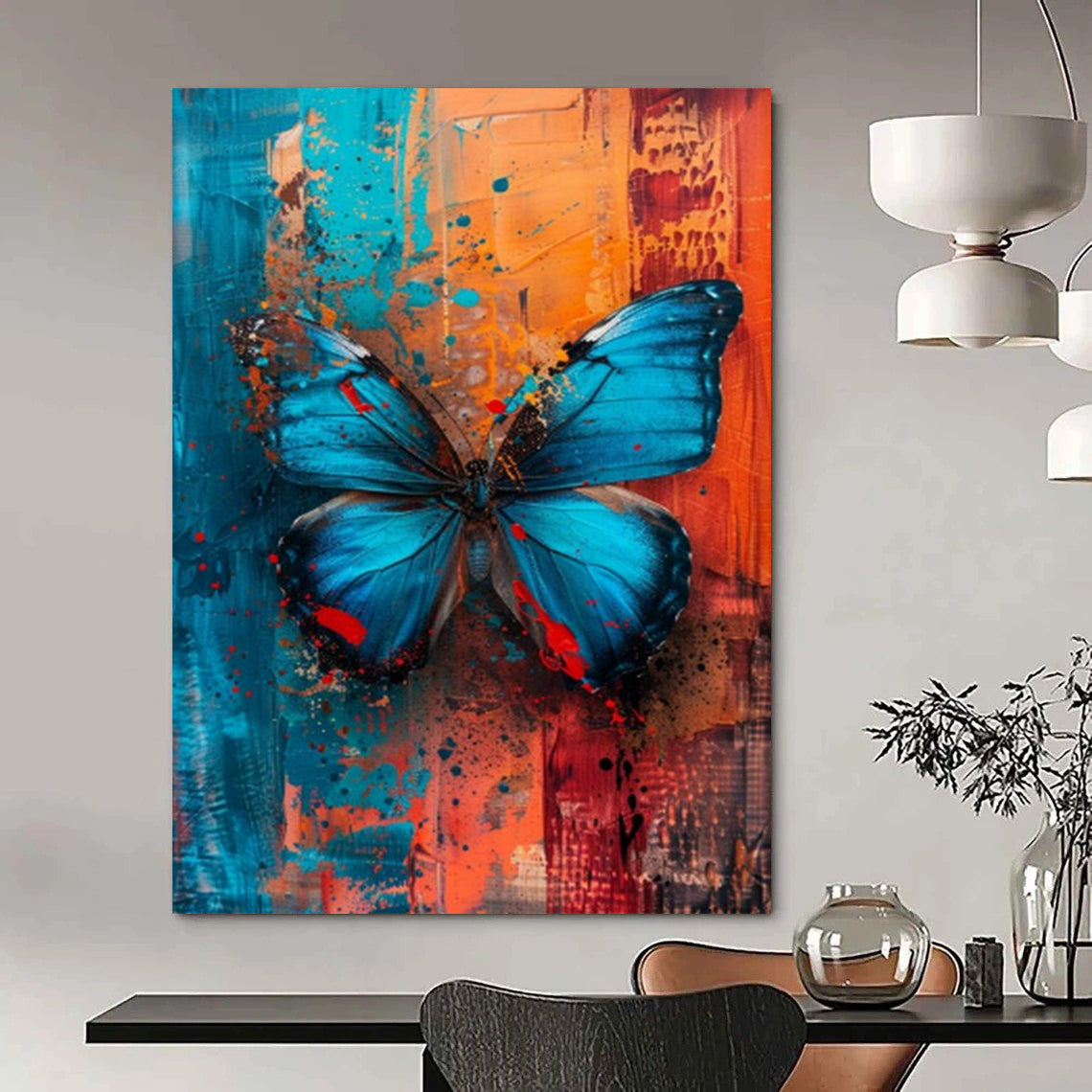 Immense Hand-Painted Abstract Wall Art for Living Room & Studio LargeART2194