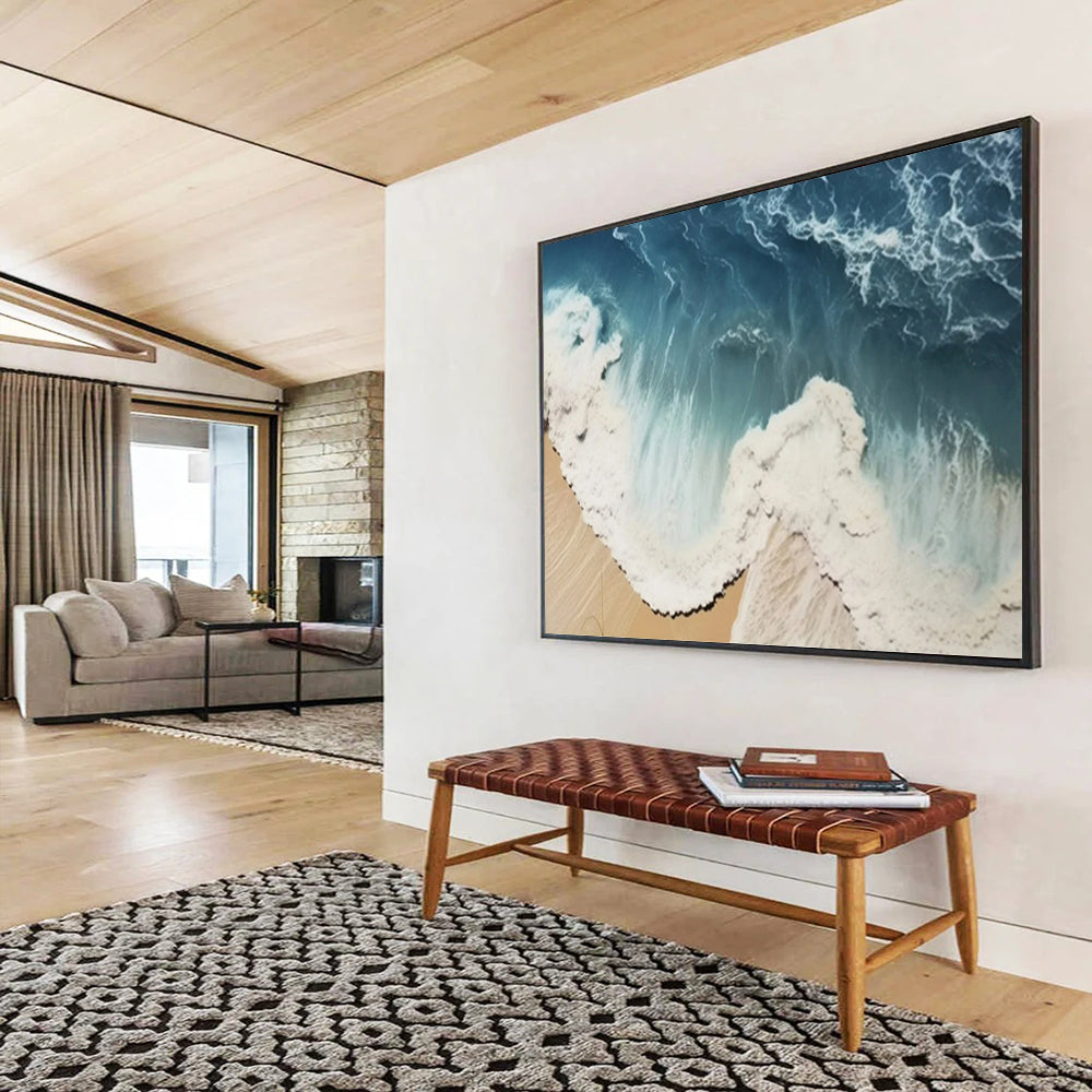 Massive Abstract Wall Art for Dining Room & Entryway LargeART1549