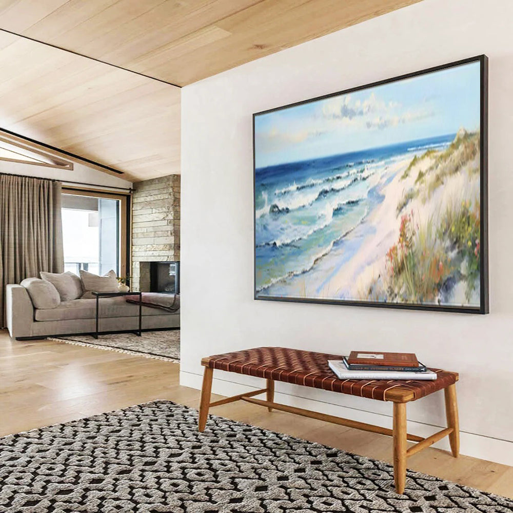 Stunning Giant - Sized Abstract Painting for Entryway & Hotel LargeART1697
