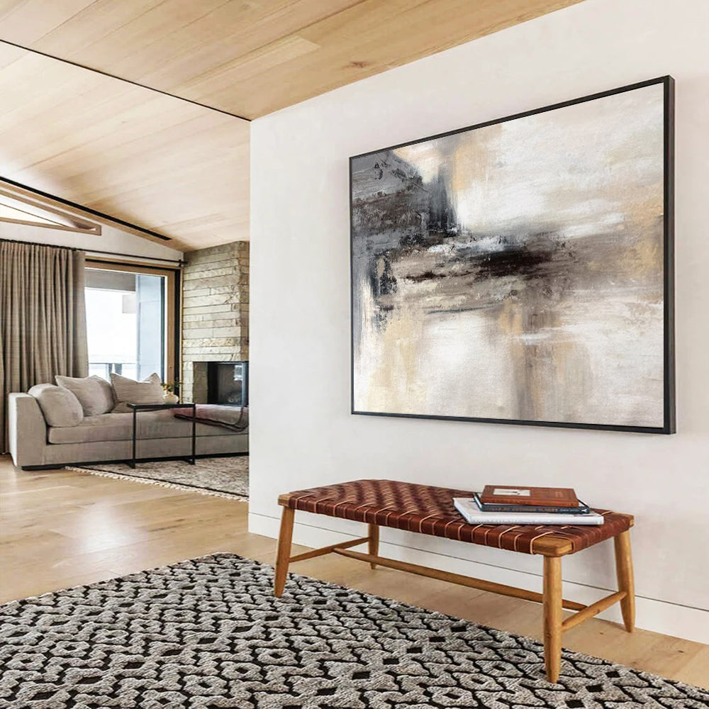 Zesty Abstract Artwork for Bedroom & Office LargeART1778