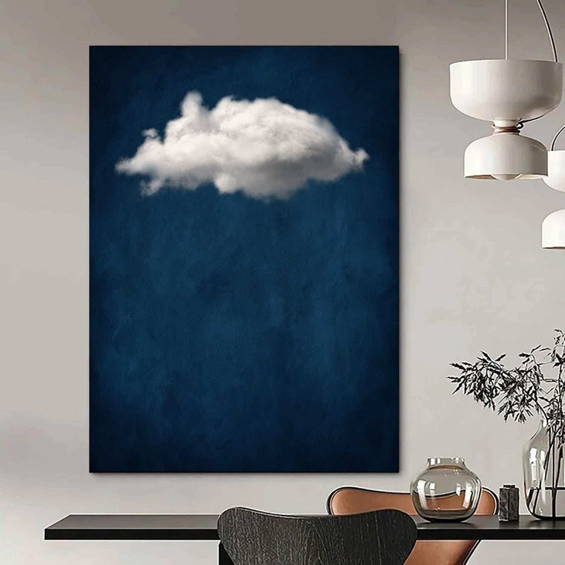 Oversized Hand-Painted Abstract Mural for Office & Hallway LargeART1918