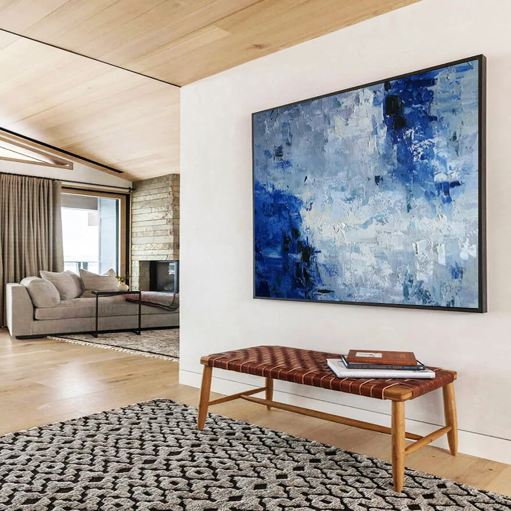 Tranquil Large - Format Abstract Canvas for Bedroom & Entryway LargeART1587