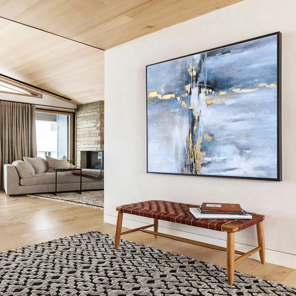 Enormous Abstract Painting for Living Room & Dining Room LargeART1631