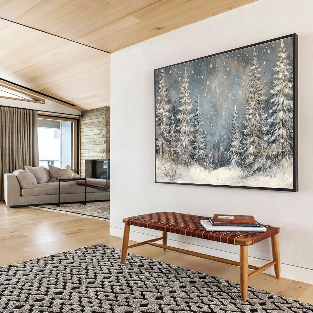 Large - Sized Original Hand - Painted Textured Abstract Painting for Accented Spaces DKH810