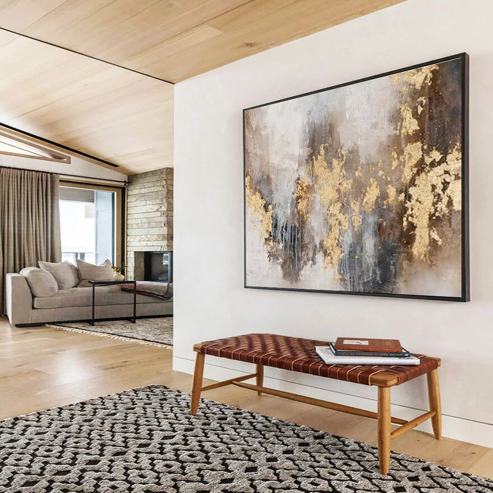 Colossal Abstract Wall Decor for Entryway & Living Room DKH413