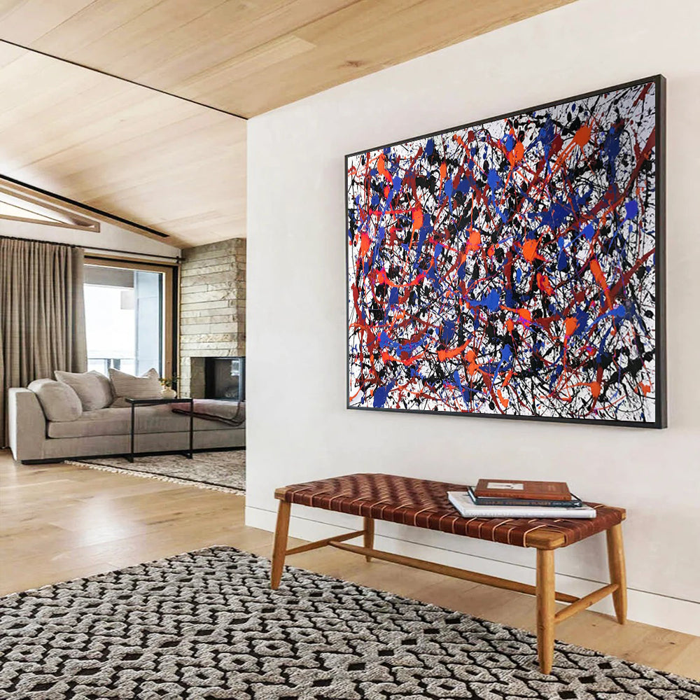 Bold Oversized Abstract Wall Art for Bar & Hotel Lobby LargeART1728