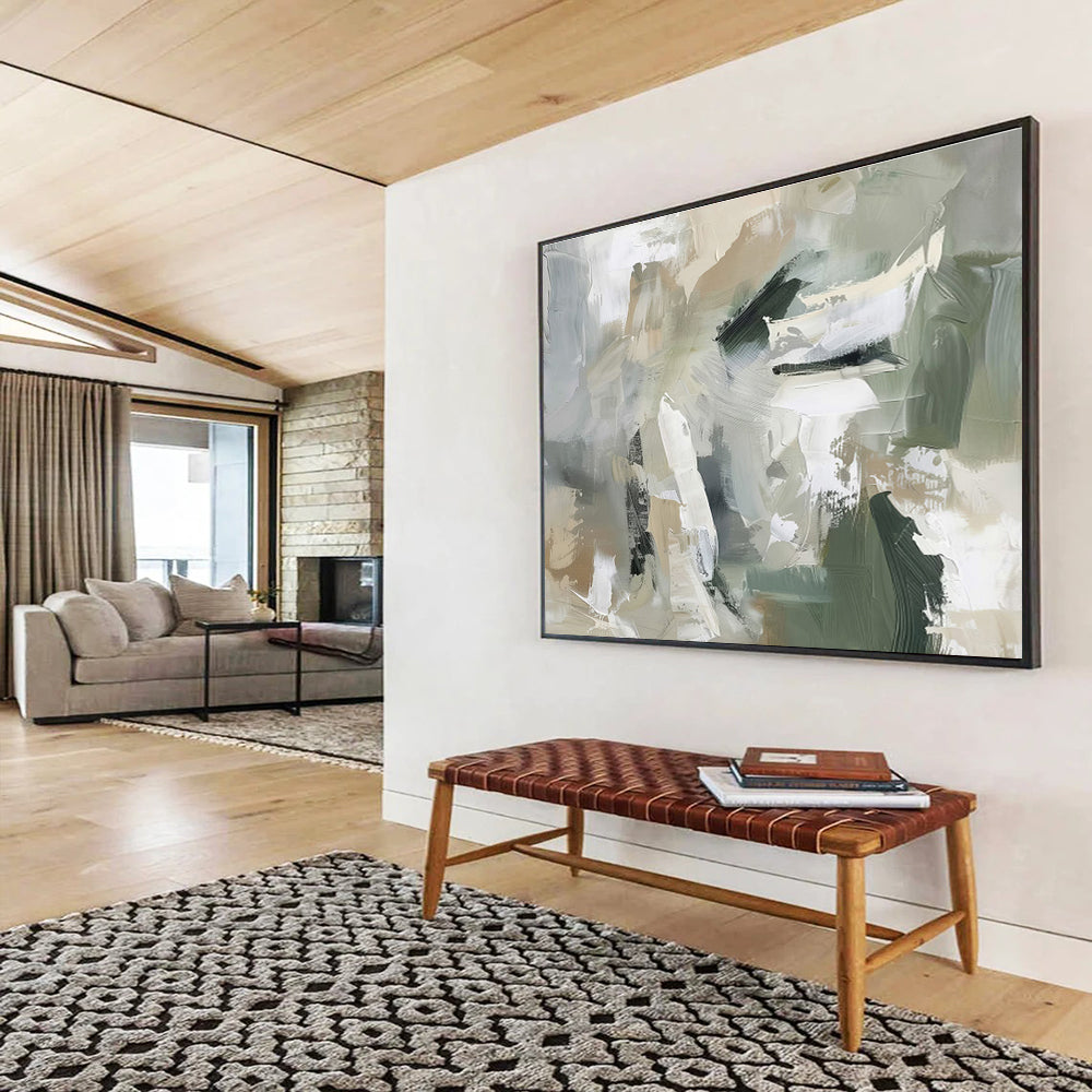 “Innovative Impulses” Vast Abstract Painting for Office & Bar DKH240