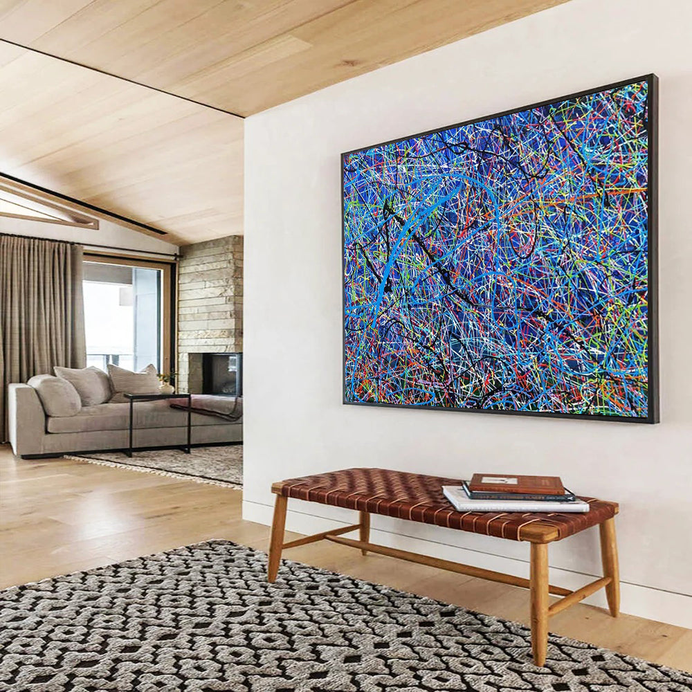 Captivating Vast - Scale Abstract Mural for Office & Living Room LargeART1726