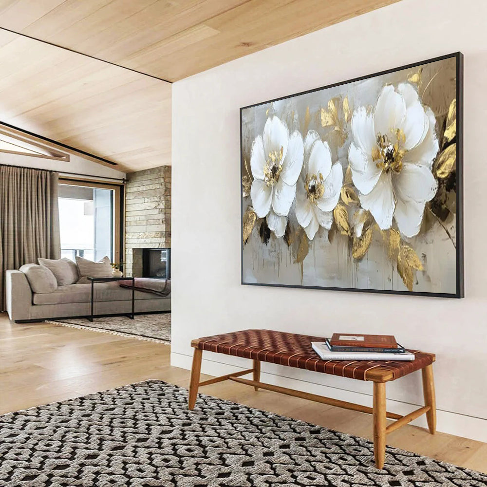 Tranquil Large - Scale Abstract Canvas for Bedroom & Entryway LargeART1705