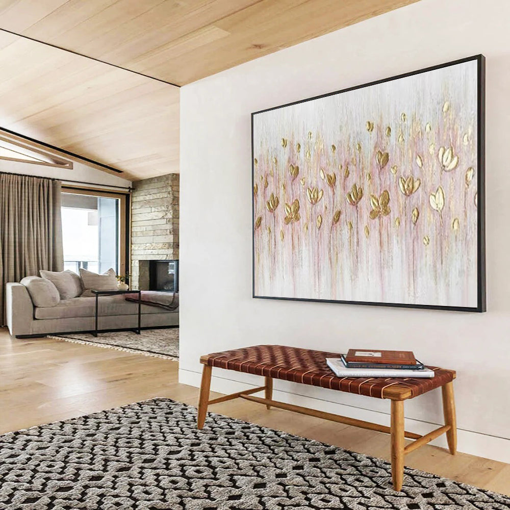 Elegant Large Abstract Mural for Living Room & Dining Room DKH875