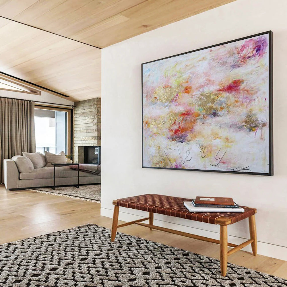 Bold Oversized Abstract Wall Art for Bar & Hotel Lobby LargeART1582