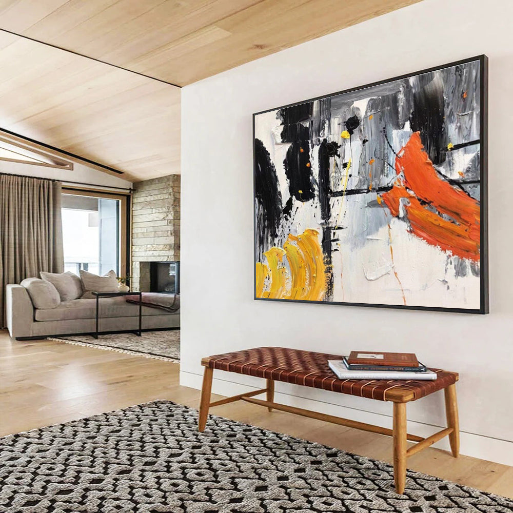Breathtaking Massive Abstract Mural for Bar & Entryway DKH187