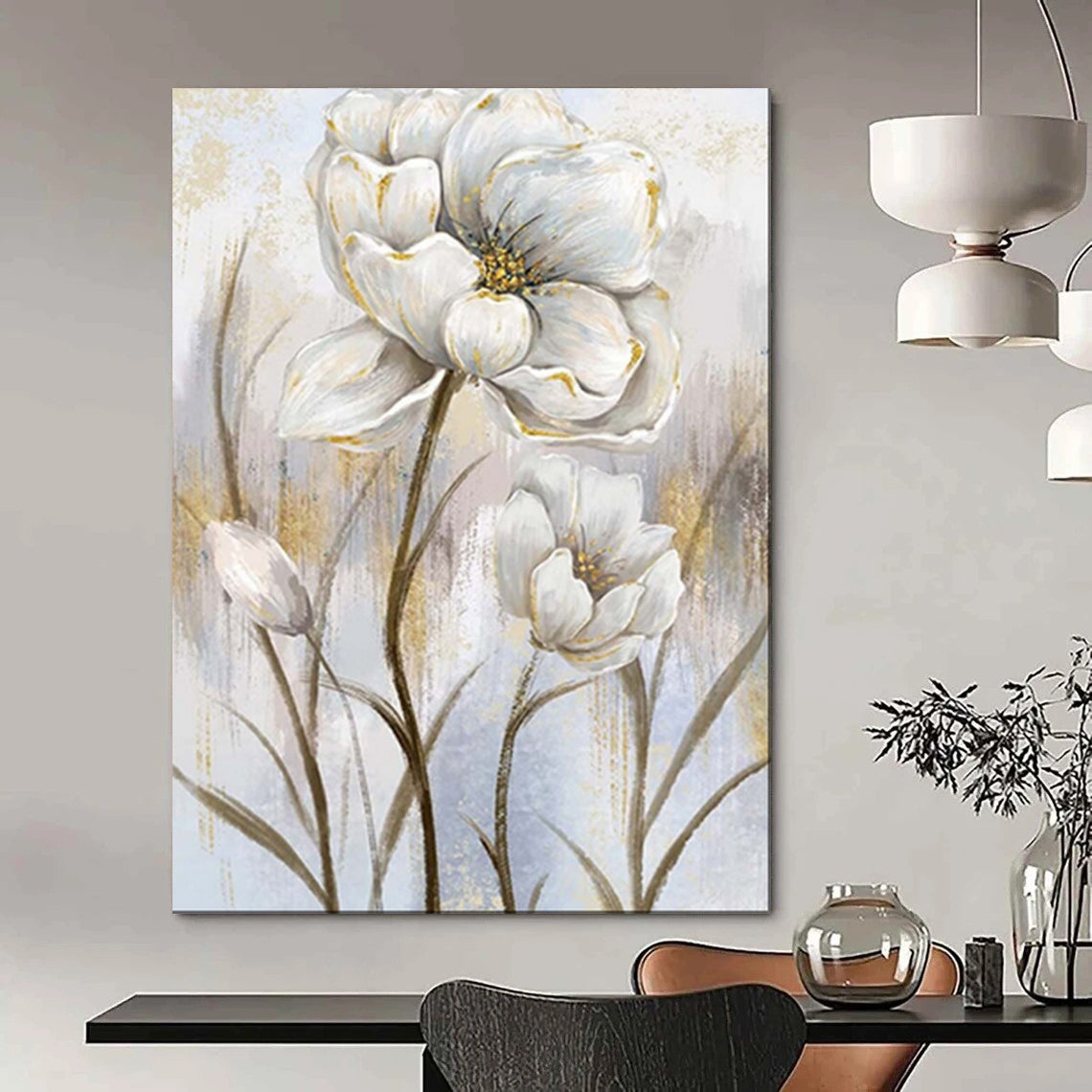 Hand-Painted Personalized Abstract Painting for Bedroom & Hotel LargeART1906