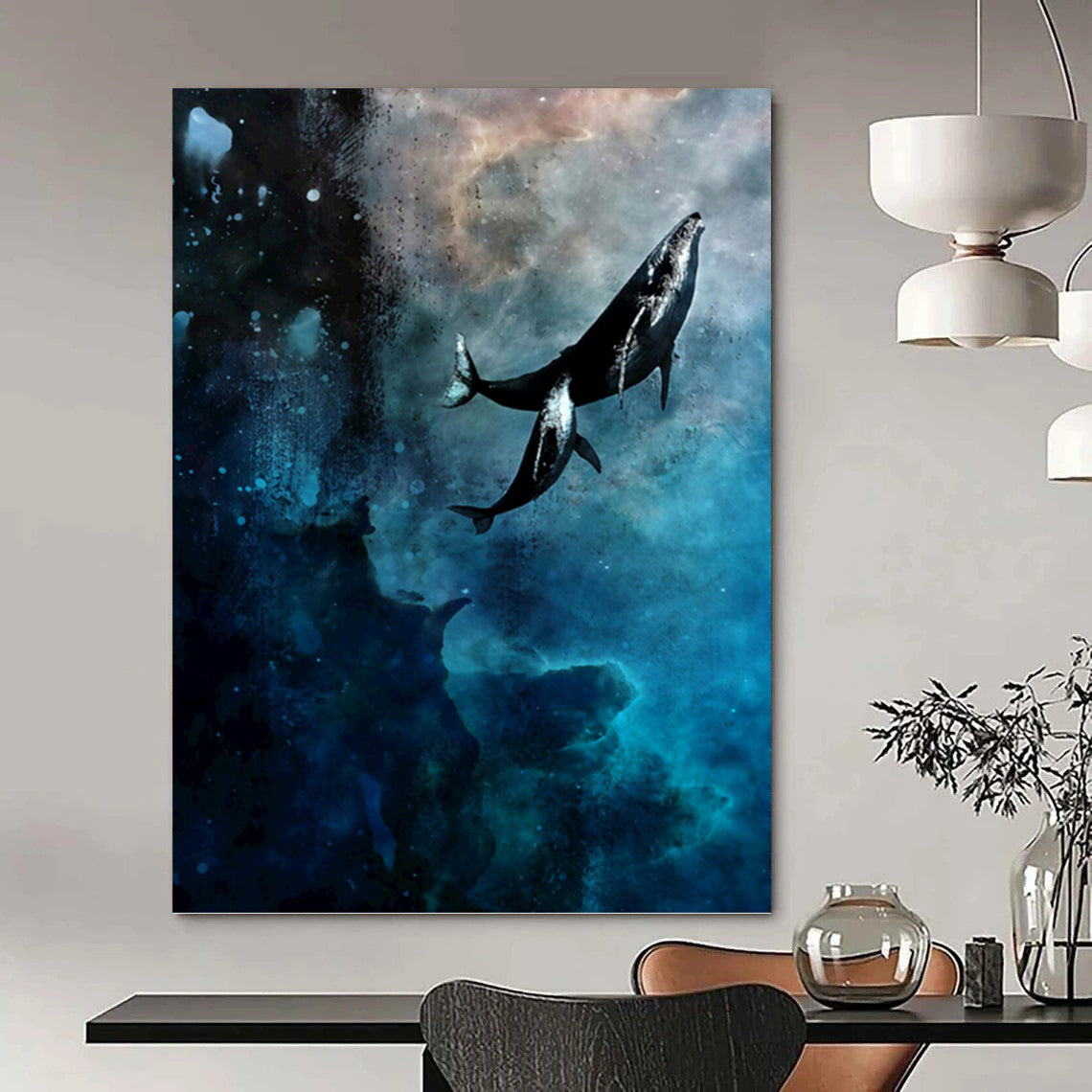 Dramatic Textured Abstract Wall Art for Entryway & Hotel Suite DKH0933