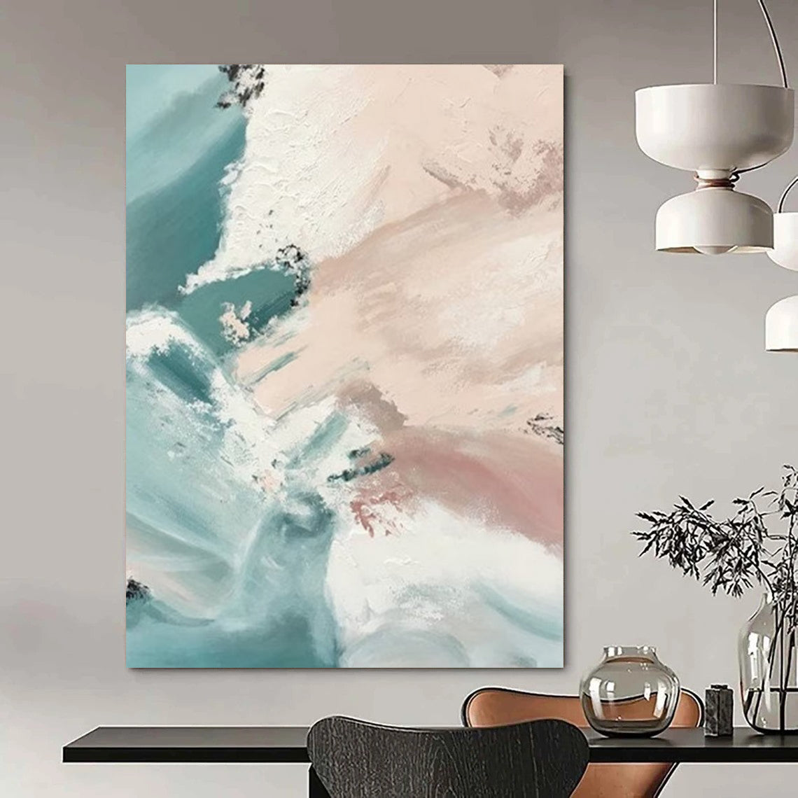 Large-Scale Handmade Abstract Creations for Bedroom & Hallway DTP277