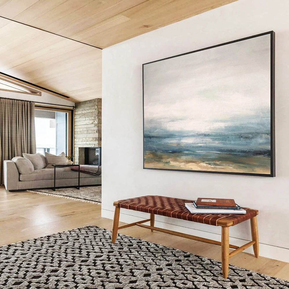 Gorgeous Large - Format Abstract Painting for Entryway & Living Room DKH174