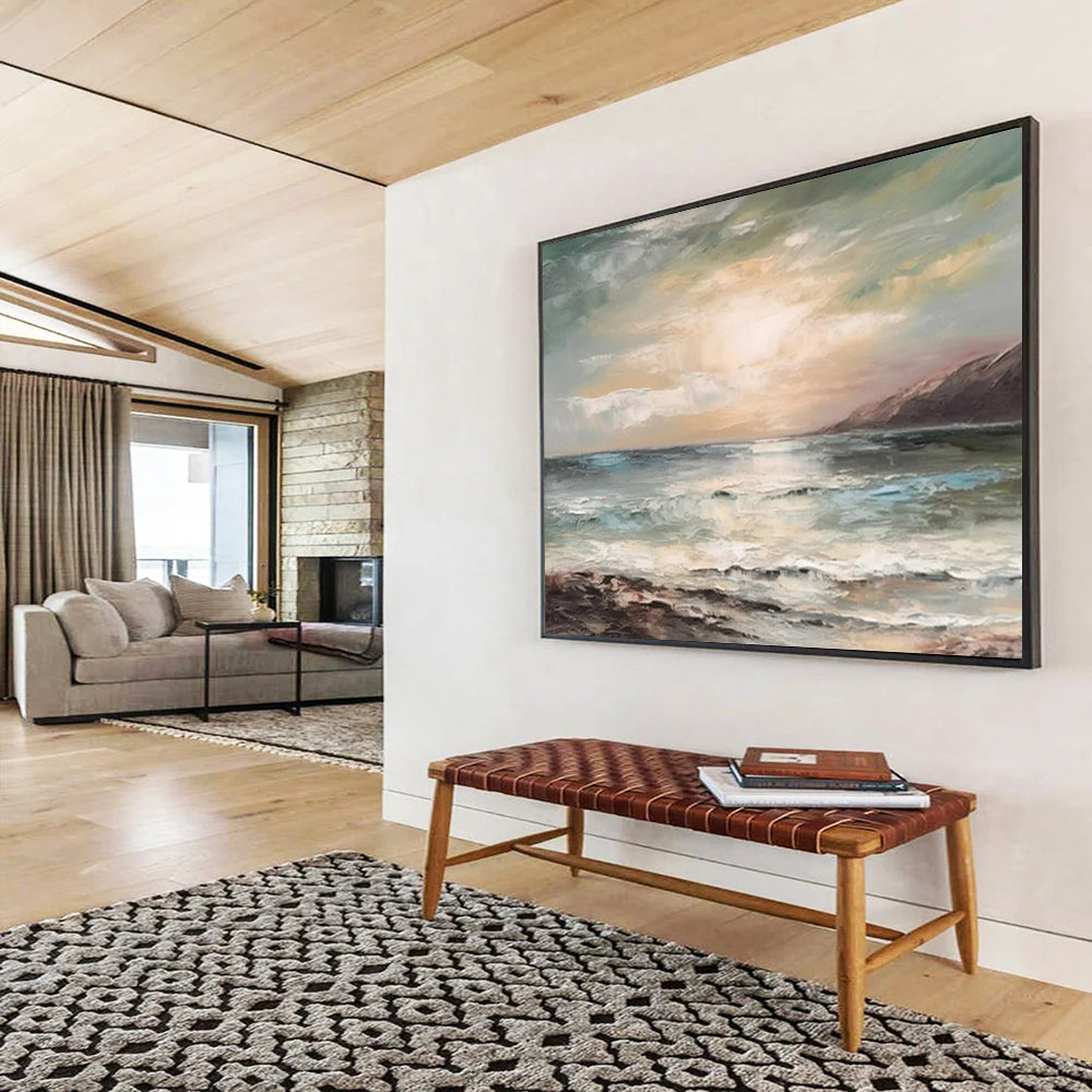 Vast Abstract Mural for Entryway & Hotel Lobby LargeART1546