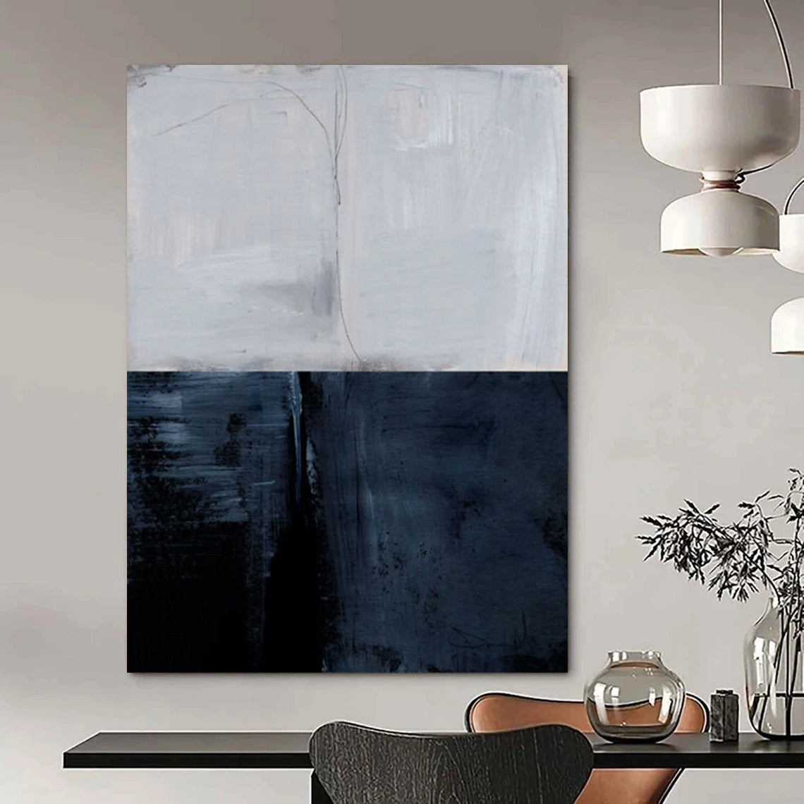 Handmade Large-Scale Abstract Paintings: Custom, Textured, and Captivating DTP206