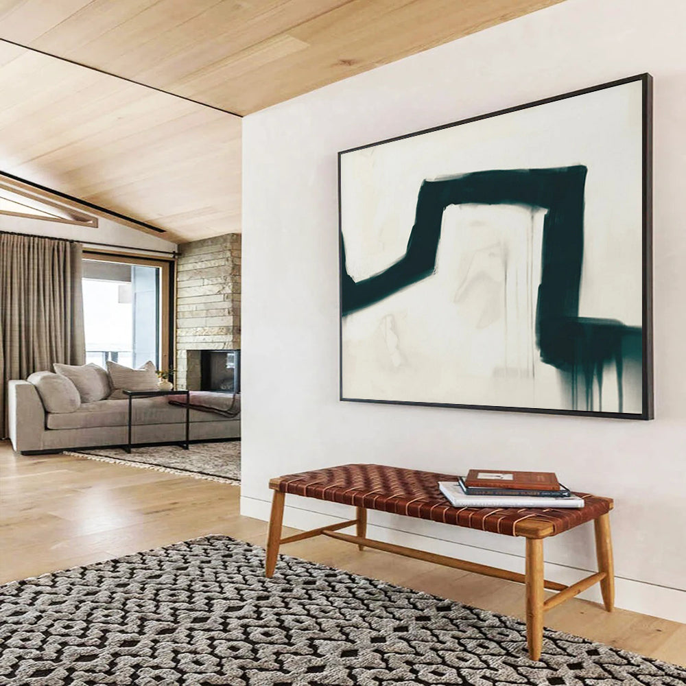 Spirited Giant Abstract Mural for Office & Living Room LargeART1790
