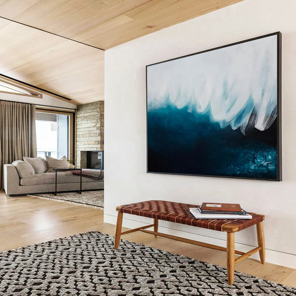Giant Hand-Painted Abstract Wall Decor for Bar & Hotel LargeART1498