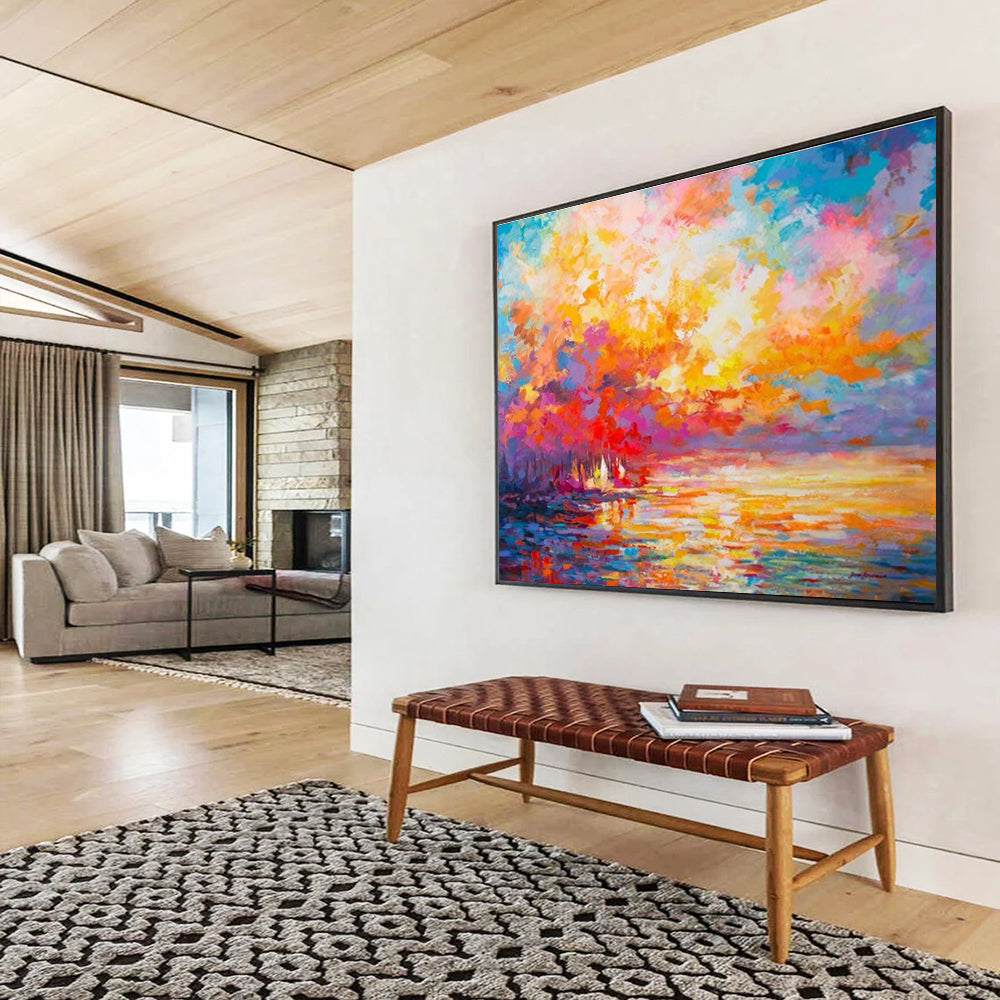 Vast Abstract Artwork for Office & Dining Hall DKH409