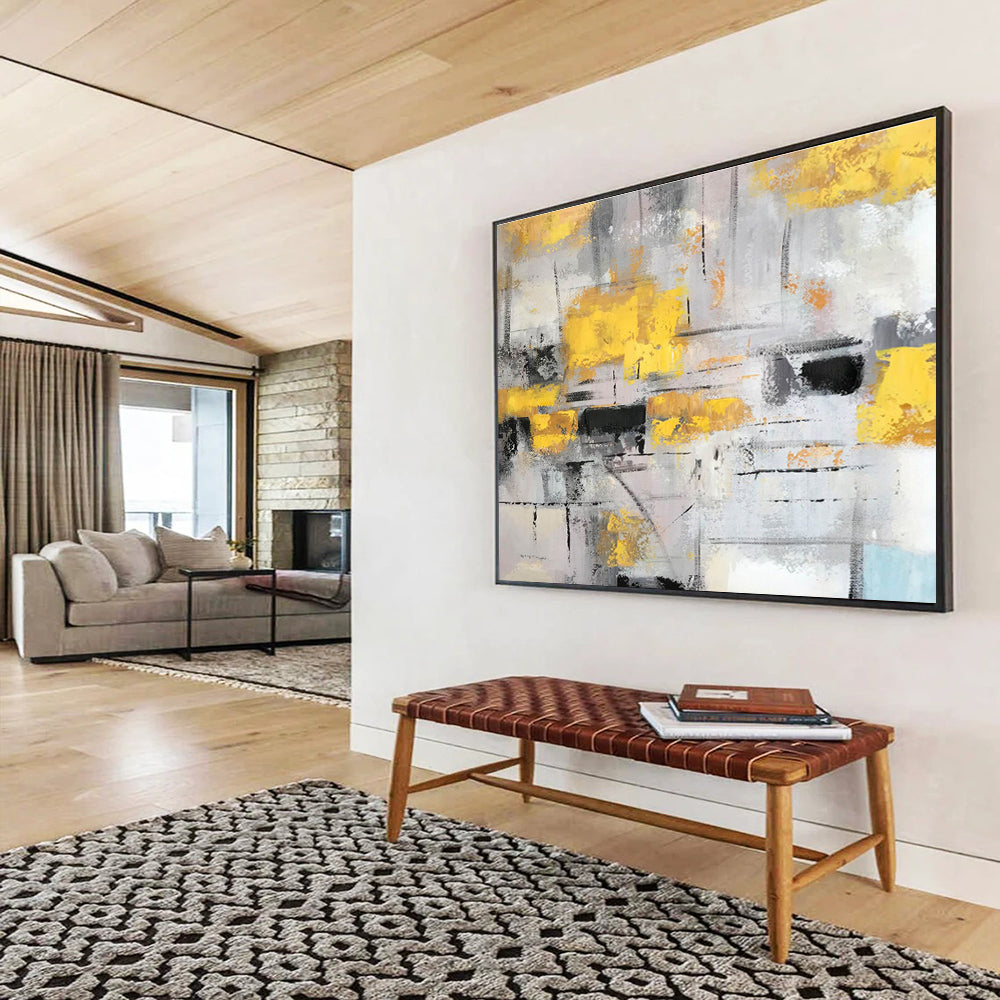 “Enchanted Currents” Immense Abstract Wall Mural for Hallway & Bar DKH285