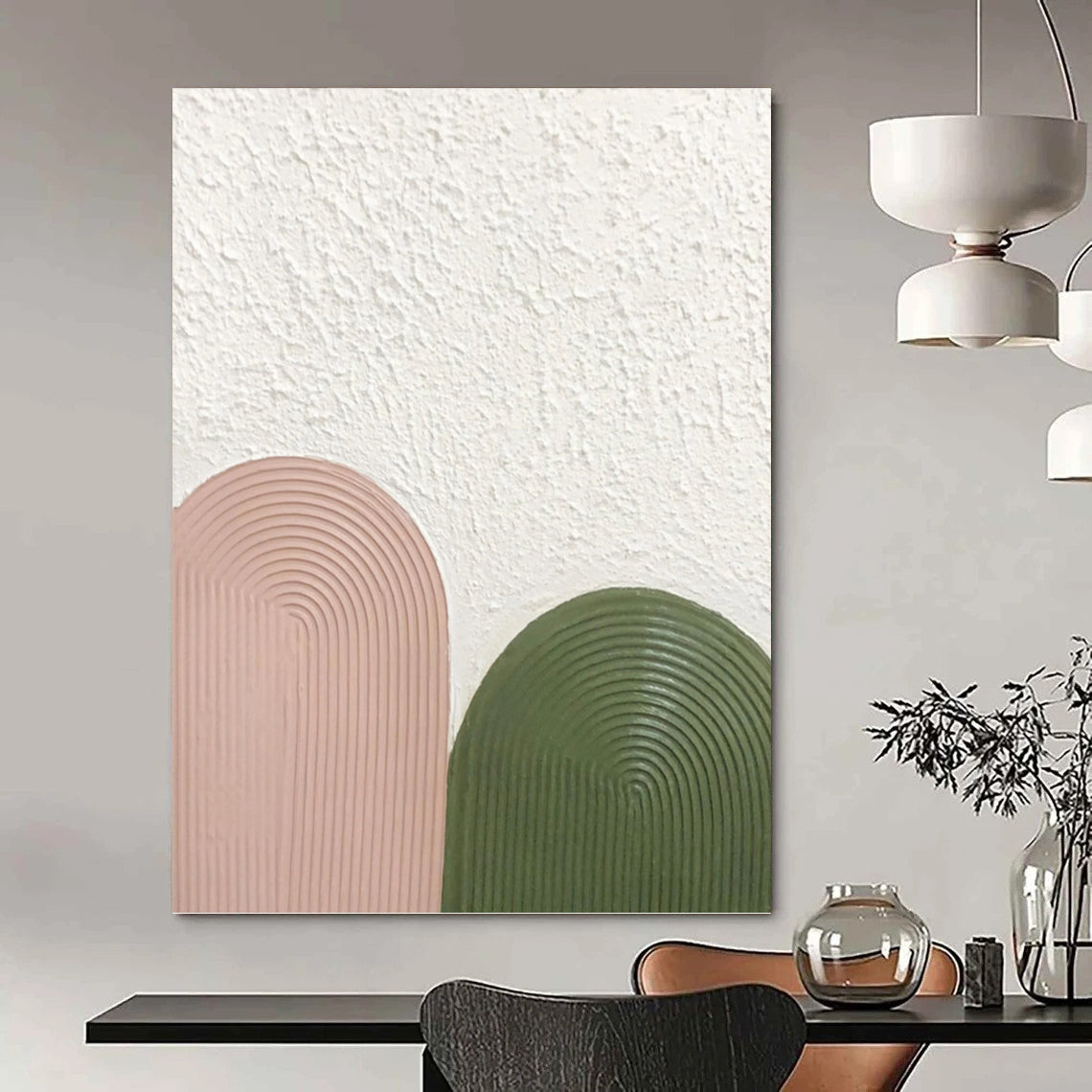 Massive Hand - Painted Textured Abstract for Bedroom & Living Room DKH1175