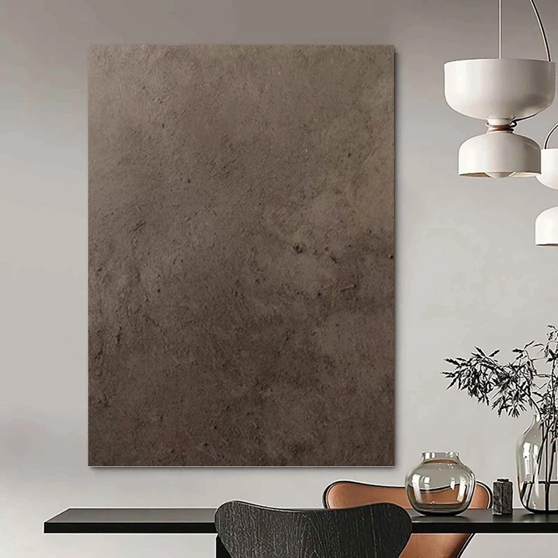 Stunning Hand - Rendered Textured Canvas Painting for Bedroom & Dining Room DKH1116