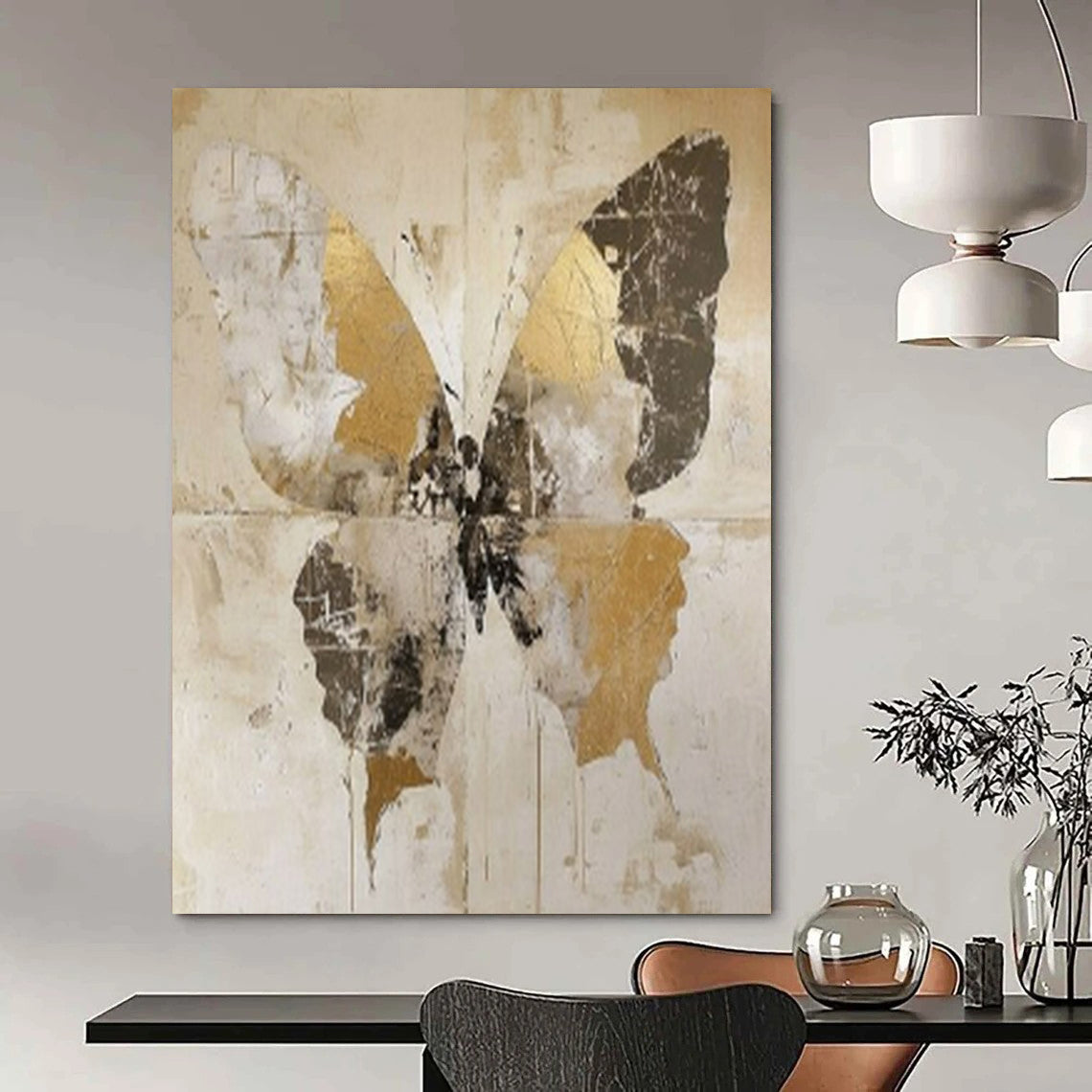 Vast Hand-Painted Abstract Art for Bar & Entertainment Room LargeART2206
