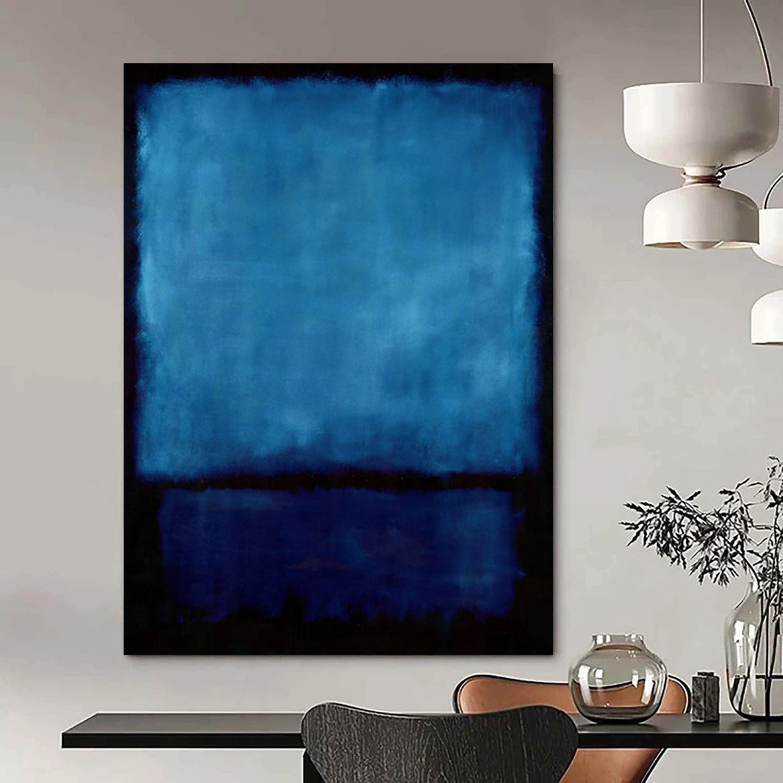 Expressive & Vivid Hand-Painted Custom Abstract Painting for Bedroom & Living Room LargeART1943