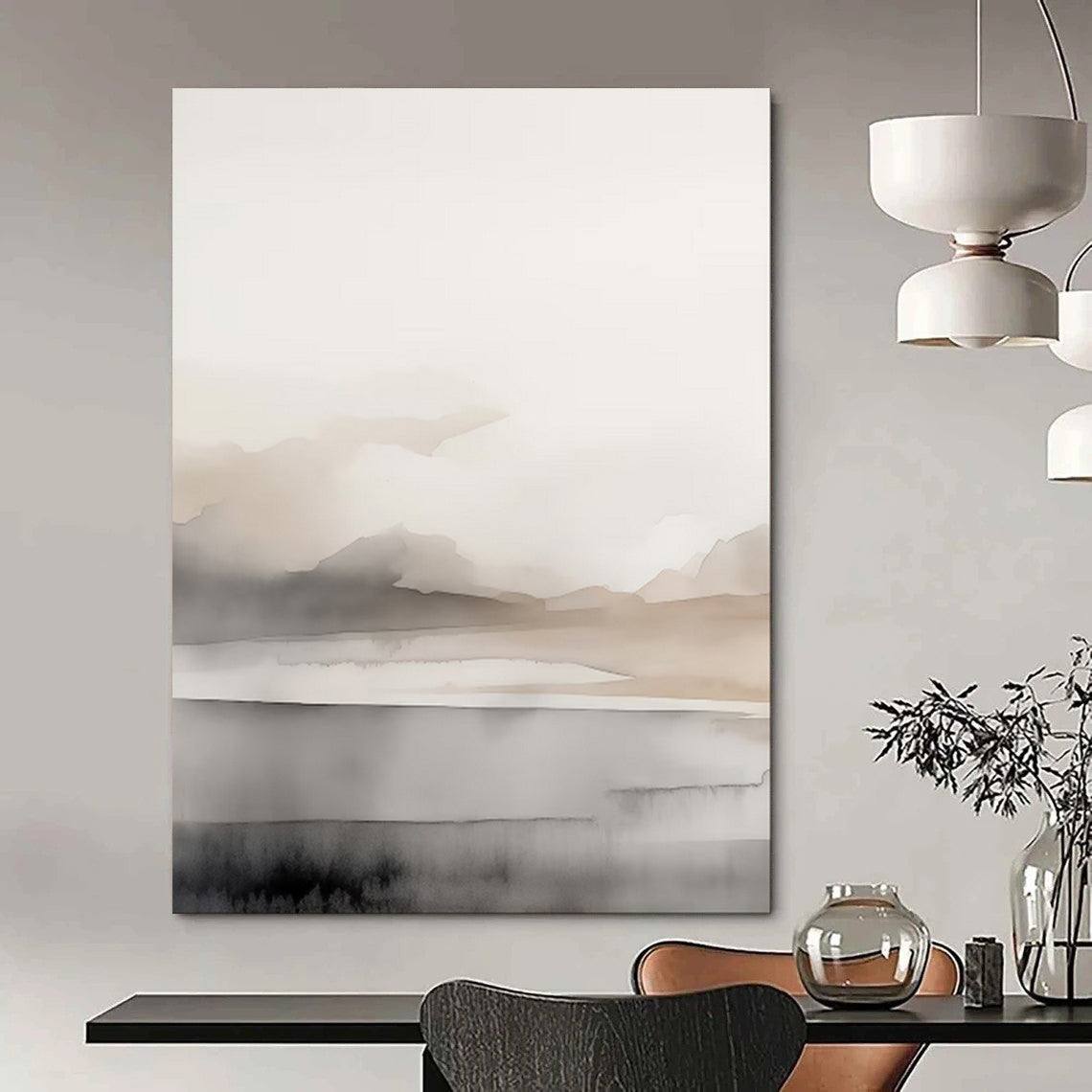 Elegant Textured Abstract Wall Art for Dining Room & Banquet Hall LargeART2060