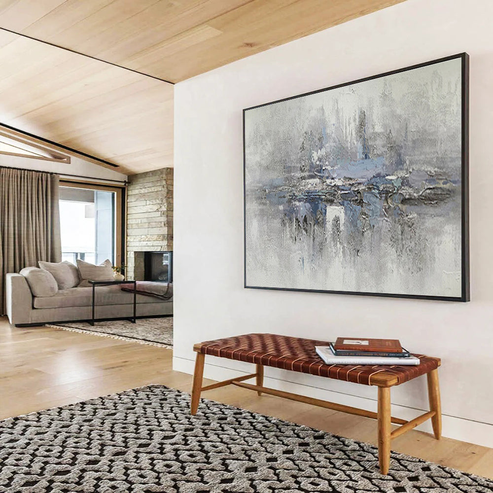 “Abstract Odyssey” Oversized Abstract Mural for Hallway & Office DKH349