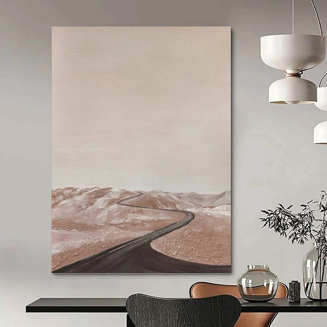 Custom - Designed by Experts: Hand - Painted Textured Canvas Artwork for Living Room & Bedroom DKH1123