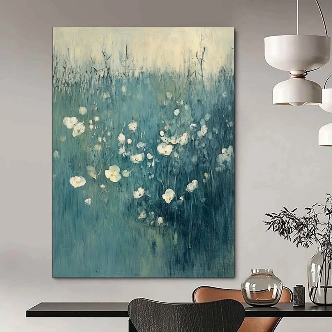 Hand-Painted Personalized Abstract Painting for Bedroom & Hotel LargeART1933