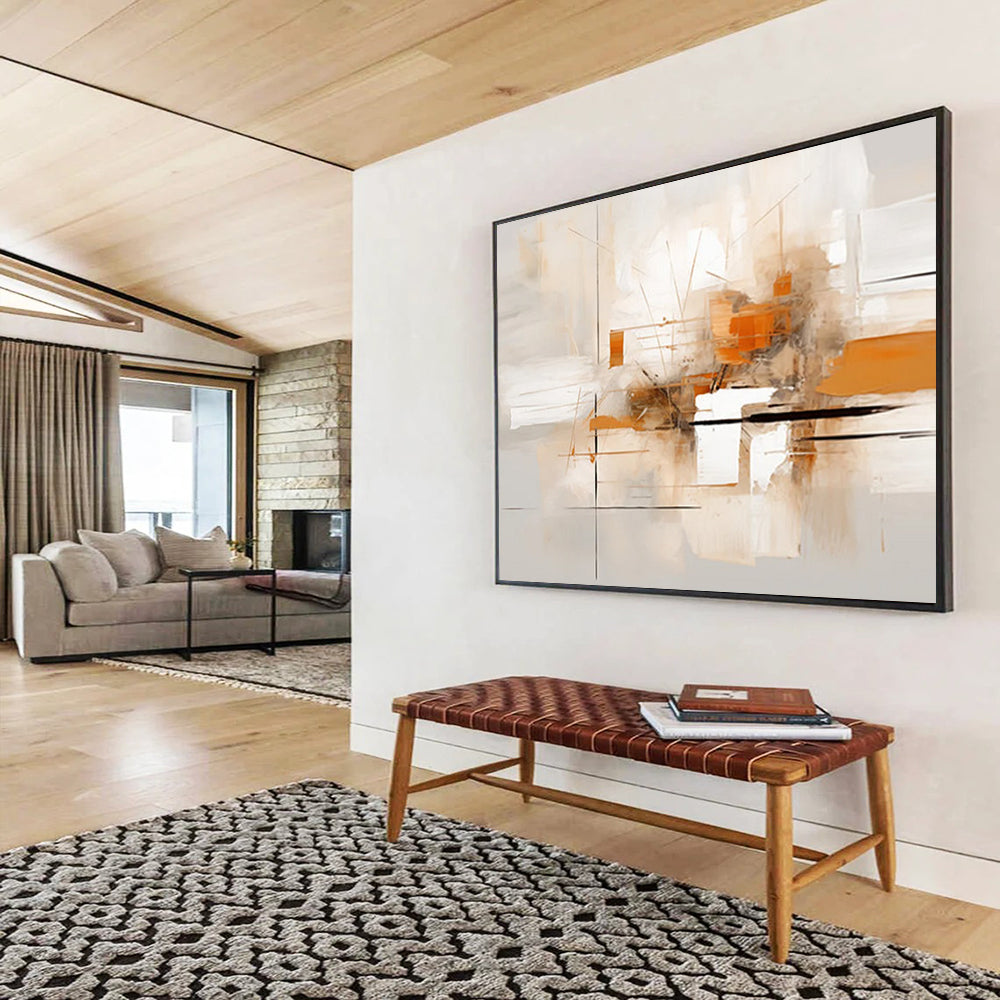 Line - Interweaving Abstract Painting - Creative Inspiration Wall for Studio DLZ097