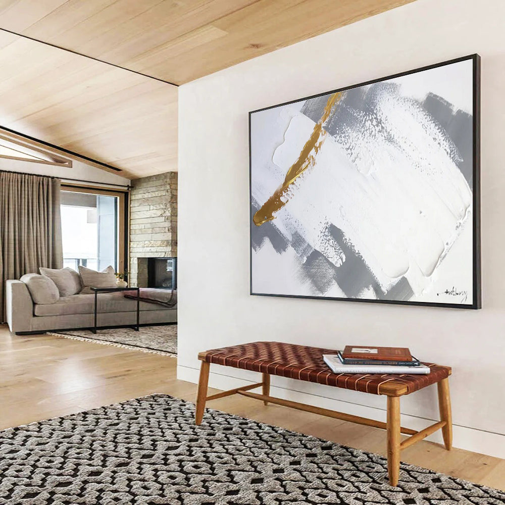 “Mystic Currents” Giant Abstract Wall Decor for Living Room & Hallway DKH317