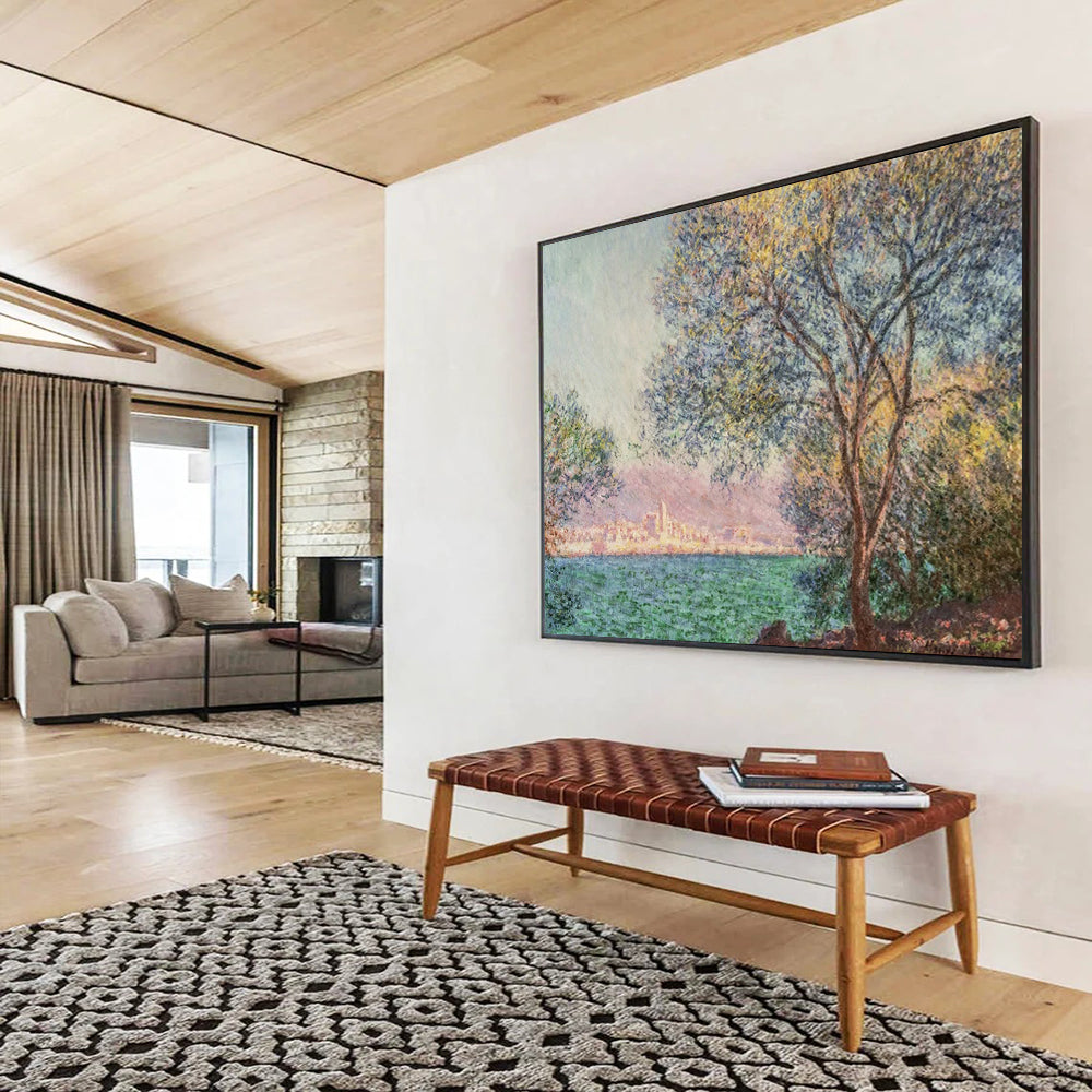 Serene Large - Format Abstract Painting for Entryway & Living Room LargeART1611