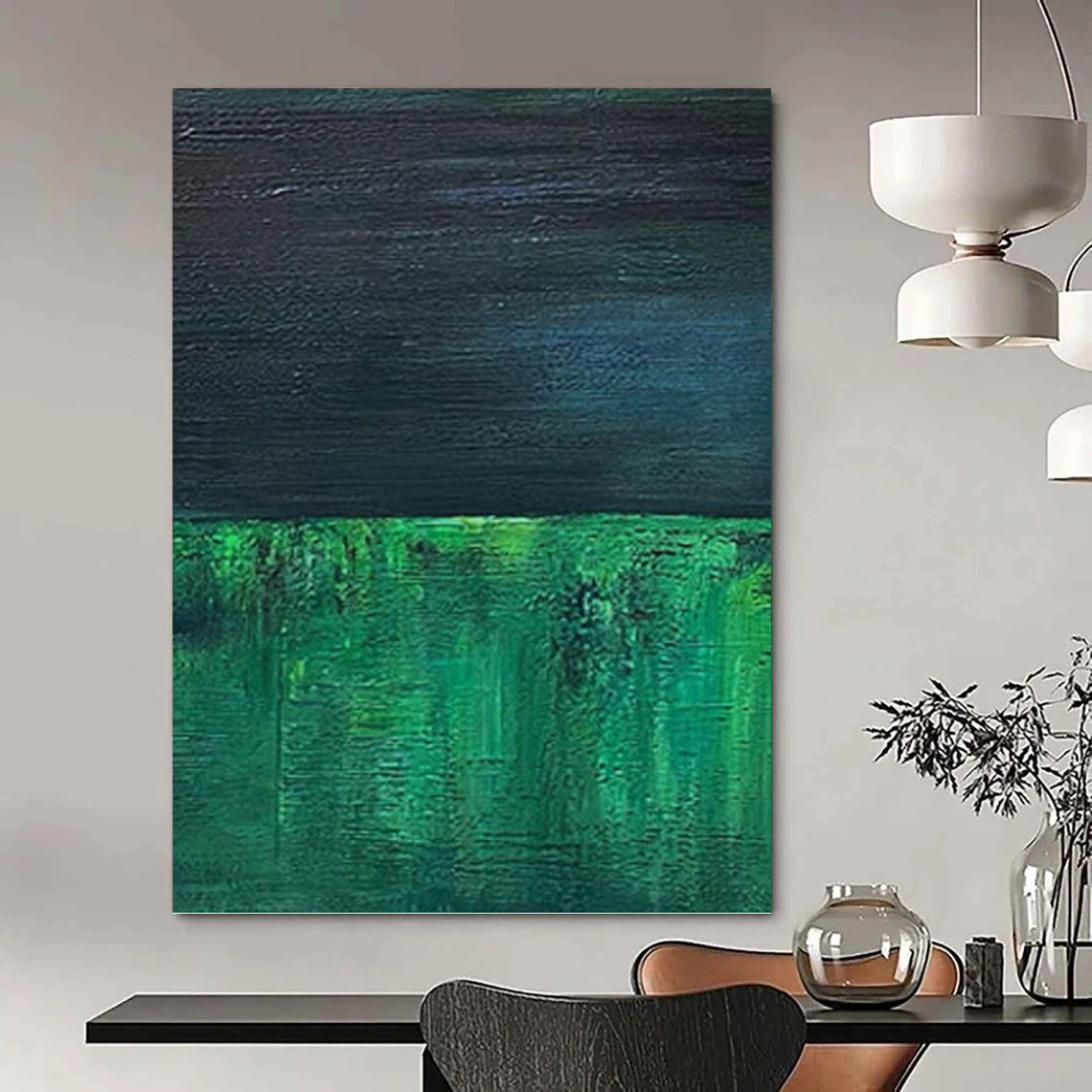 Immense Hand - Painted Textured Abstract Painting for Hallway & Dining Room DKH1201
