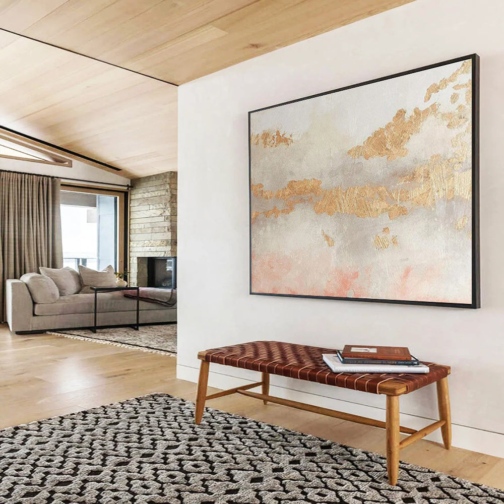 Massive - Scale Abstract Mural for Bar & Entryway DKH440