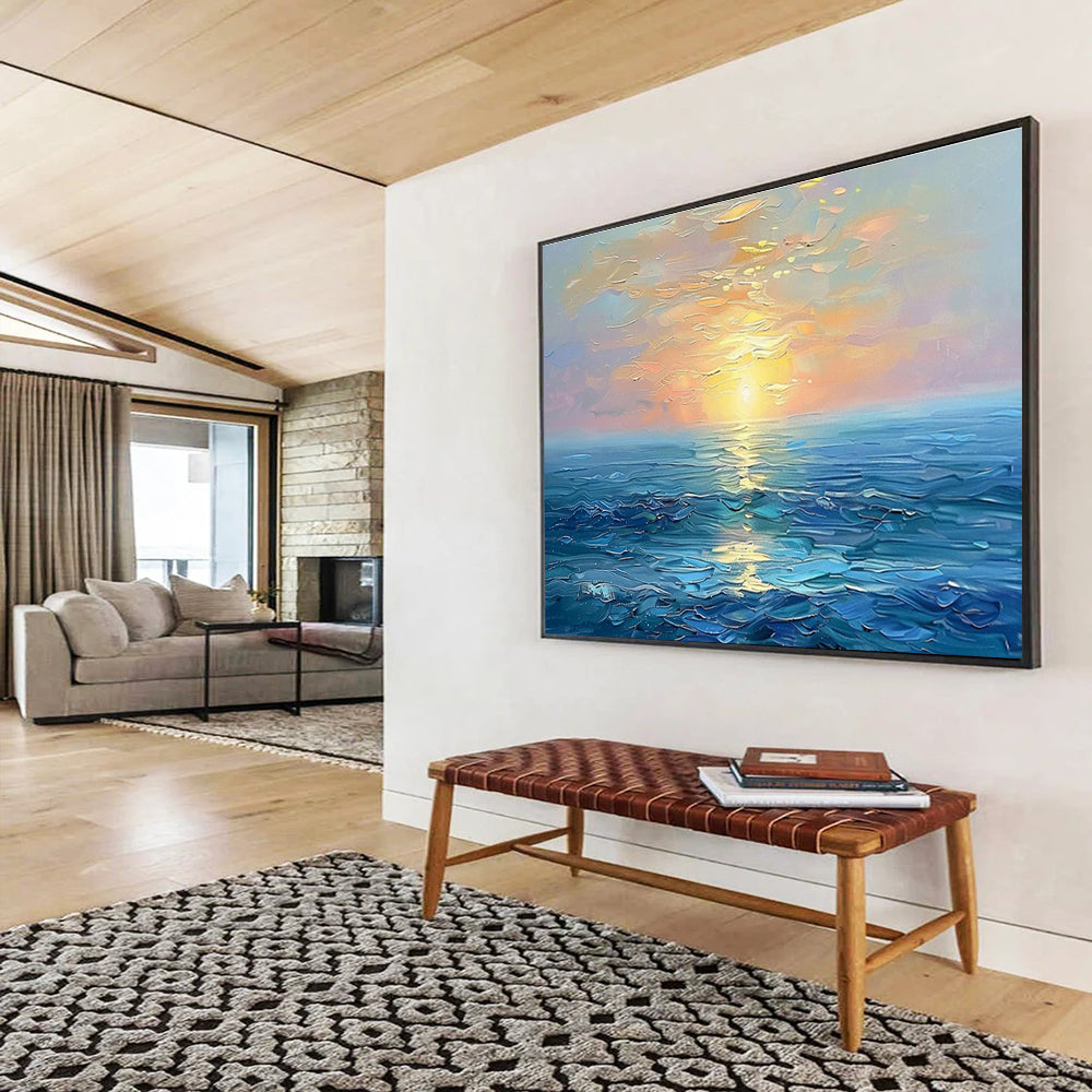 Grandiose Hand - Crafted Textured Abstract Mural for Immersive Environments DKH767