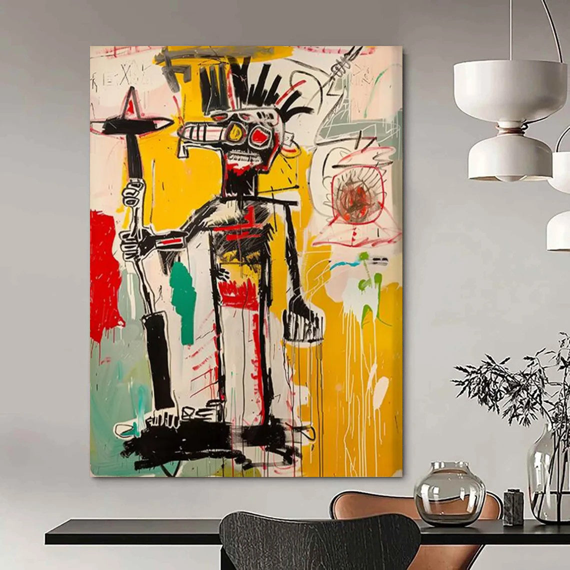 Coral Currents: Grand - Sized Hand - Painted Custom Abstract Canvas for Office and Bar DTP103