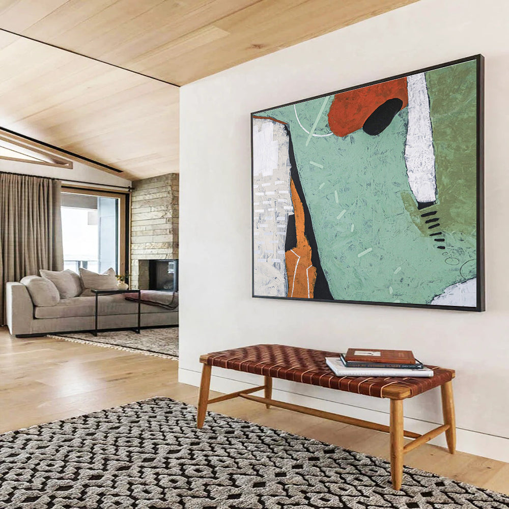 Massive Hand - Painted Abstract Artwork for Office & Hallway DKH567