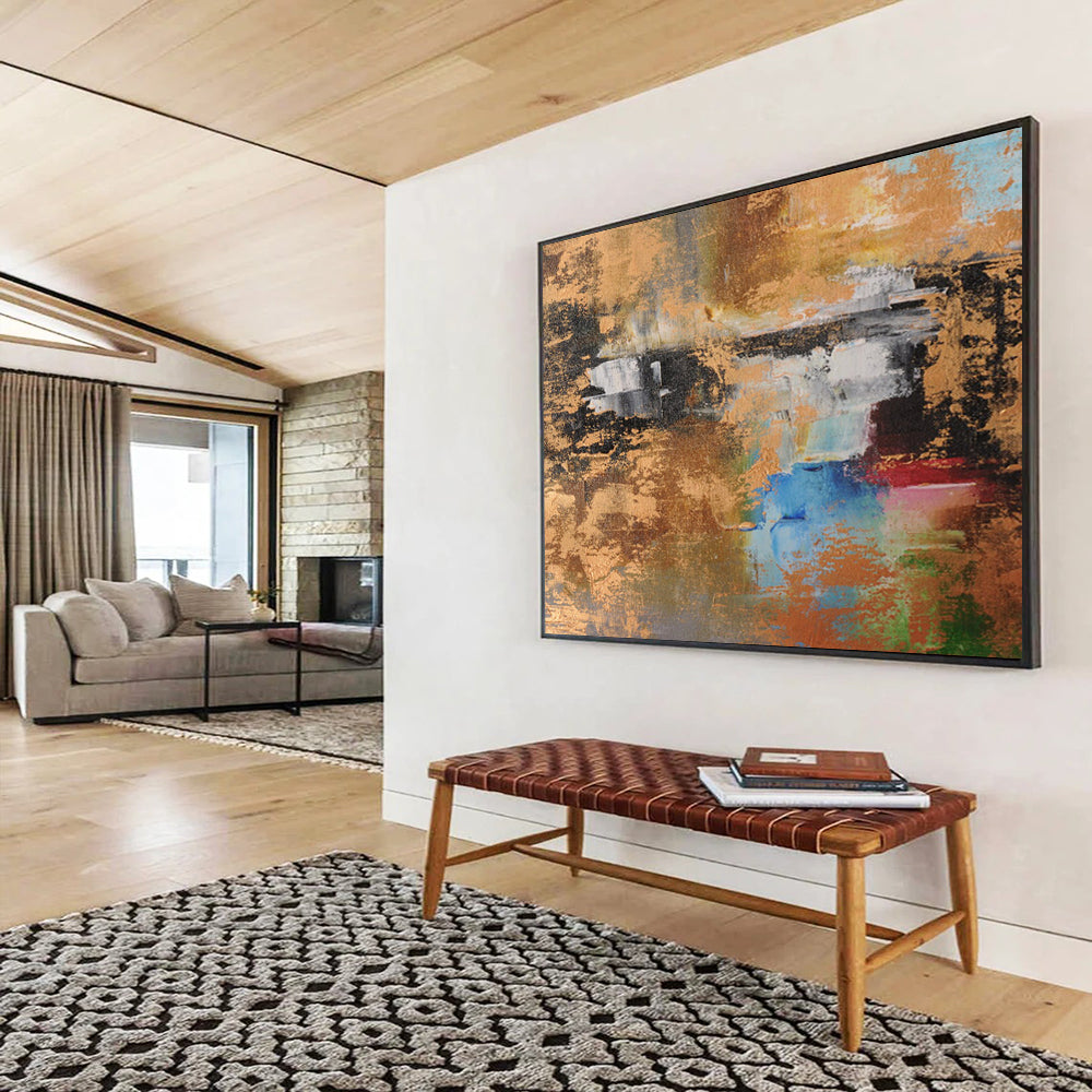 Massive Custom Abstract Wall Decor for Museum DKH019