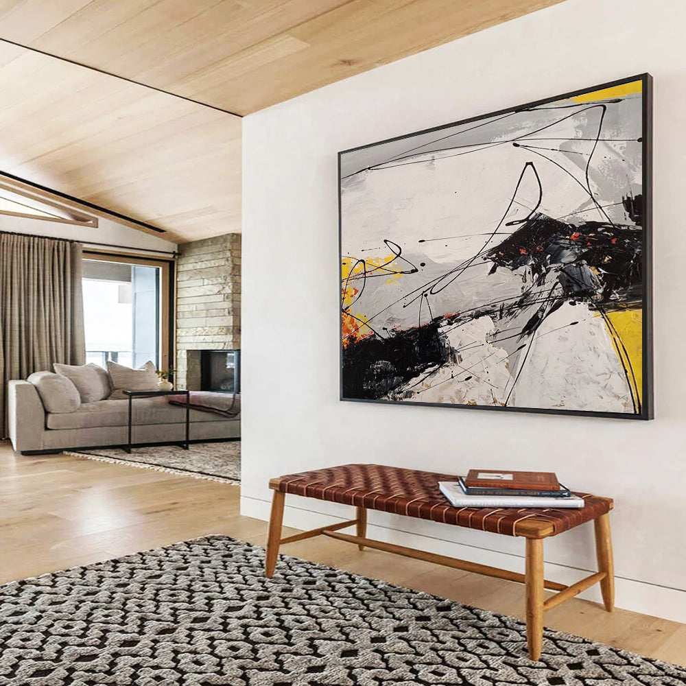 Bold Abstract Sea & Sky - Modern Living Room Edge DLZ030