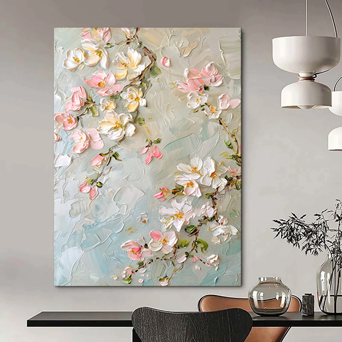Mystical Textured Abstract Wall Art for Bedroom & Yoga Room LargeART2067