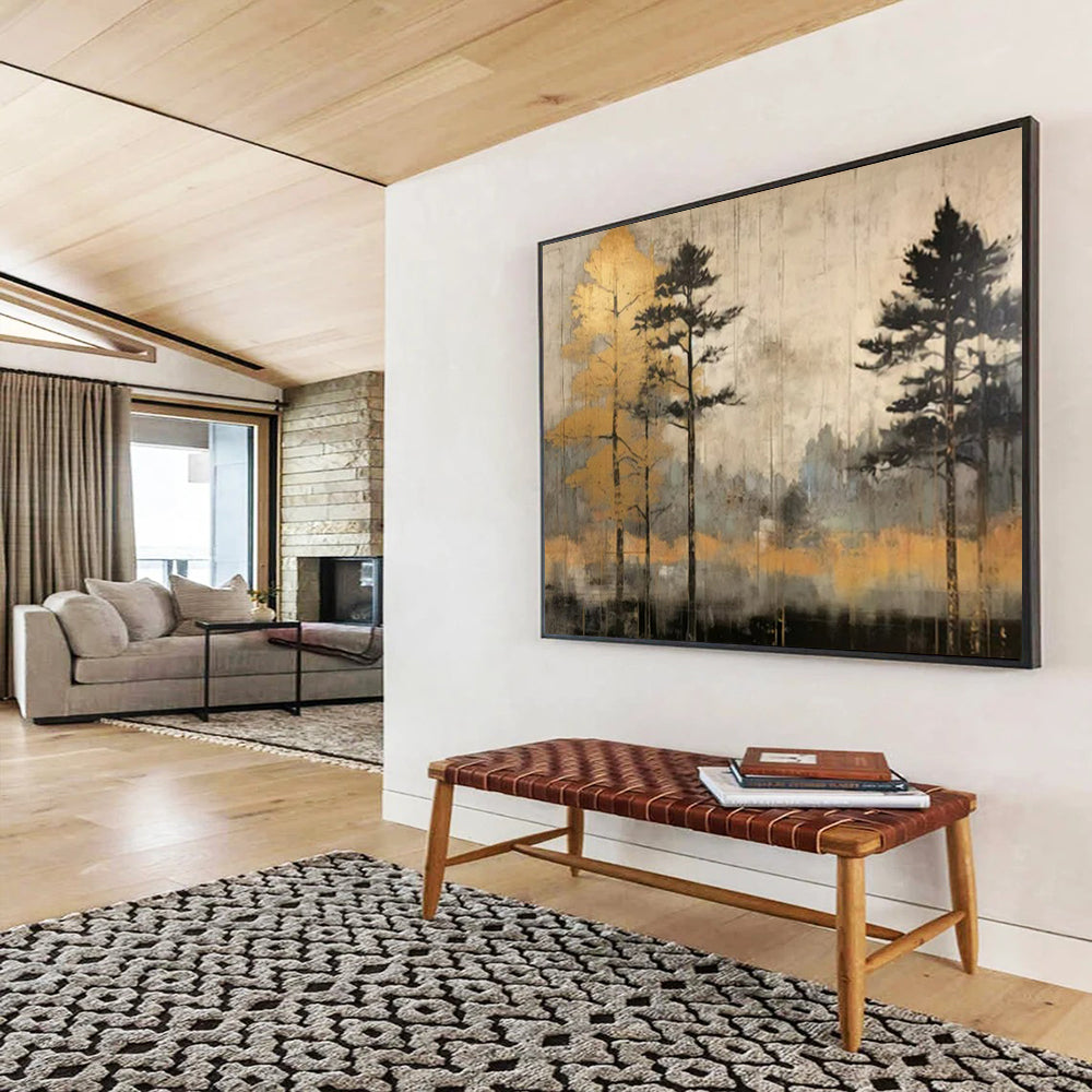 Luxurious Colossal Abstract Mural for Entryway & Hotel Lobby LargeART1575